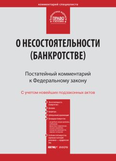 Коллектив авторов - Комментарий к Федеральному закону от 26 октября 2002 г. №127-ФЗ «О несостоятельности (банкротстве)» (постатейный)